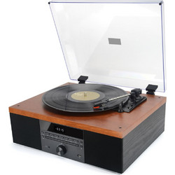 Akai ATT-14BT Πικάπ με Ηχεία & Προενίσχυση Bluetooth & USB Brown