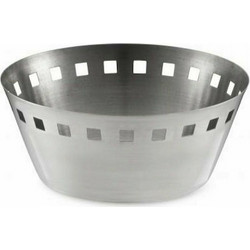 Berkis Καλάθι Ψωμιού Inox Ασημί 18x18cm