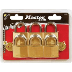Λουκετο Master Σετ Ορειχαλκινο 40 6 τεμάχια 140S