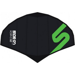 Side-On πανί Wing foil 3m - Μαύρο