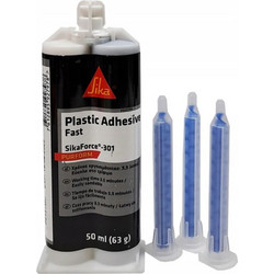 761284 SIKAFORCE-301 (AB) ΚΟΛΛΑ ΠΛΑΣΤΙΚΩΝ, ΜΑΥΡΟ,50ML (ΜΕ 3 ΜΥΤΕΣ) 3,5 ΜΙΝ 450588