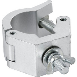 GloboStar(R) CLAMPS 51187 Επαγγελματικός Γάντζος Hook Αλουμινίου Ύψηλης Αντοχής για Κρέμαση, Στήριξη & Τοποθέτηση Προϊόντων Stage σε Τράσες - Μ8 x Π5.5 x Υ3cm - Χρώμιο