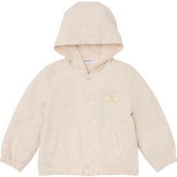 Little Dutch CL2602-260 Little Dutch Παιδική ζακέτα με κουκούλα Sand