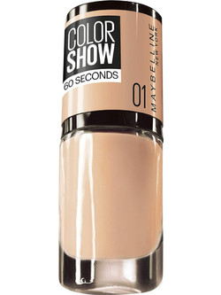 Maybelline Color Show 001 Go Bare Gloss Βερνίκι Νυχιών Μακράς Διαρκείας 7ml