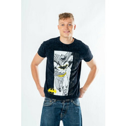 Batman T-Shirt Comic Acid Wash Size L