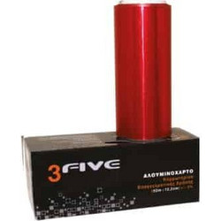 Farcom Professional 3-Five Αλουμινοχαρτο 50m * 12cm Κόκκινο