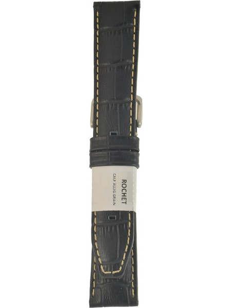 ROCHET ZRC Μπλε Δερμάτινο Λουράκι 20mm 5590706