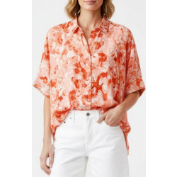 ΠΟΥΚΑΜΙΣΟ CLEO GATZELI SALT BLOOM BOXY SHIRT CORAL