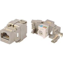 Βύσμα Keystone RJ45 CAT6A Power On KJ-C6A-F003S FTP Toolless