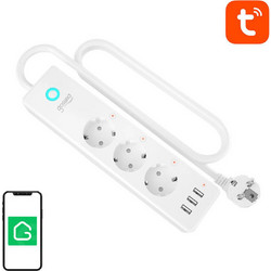 Έξυπνο πολύπριζο Gosund P1 PLUS WiFi (3x AC schuko, 3x USB-A) Tuya