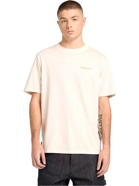 TIMBERLAND T-SHIRT ΑΝΔΡΙΚΟ A5MNV MAGNET BACK GRAPHIC TEE WHITE