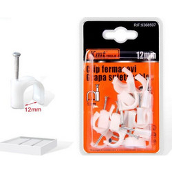 Ελαστικά Κλιπ Στήριξης Καλωδίων 12mm 18τμχ Kmt Tools 9368597