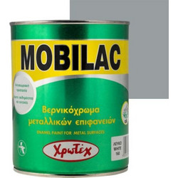 Χρωτέχ Mobilac Βερνικόχρωμα Διαλύτου Μετάλλου No173 Γκρι Gloss 0.75lt