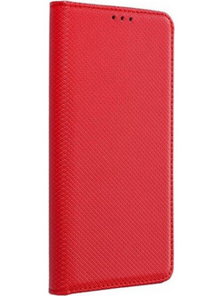 Tel1 Huawei P8 Lite Smart Magnet Θήκη Βιβλίο - Red