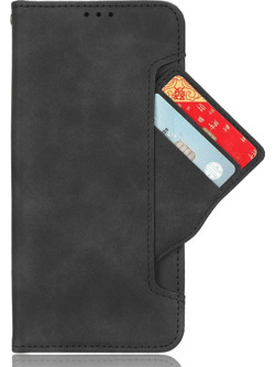 Tel1 TCL 50 NXTpaper 5G / 50 PRO NXTpaper 5G Card Slots Θήκη Βιβλίο - Black