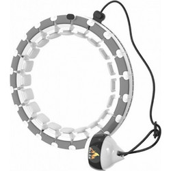 CBX 8037 HULA HOOP Όργανο Εκγύμνασης, Μασάζ και Αδυνατίσματος Λευκό-Γκρι