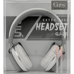 Gjby GJ-25 Ενσύρματα Παιδικά Ακουστικά On Ear Λευκά