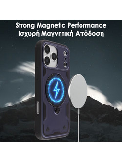 Idol 1991 Armor TPU Hyper MagSafe Stand Camera Guard Back Cover Black (iPhone 17 Air)