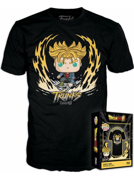 Funko POP(R) Dragon Ball Super Trunks T-Shirt- Black (L)