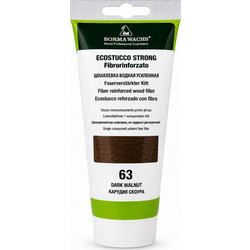 BORMA WACHS Ecostucco Strong 63 Καρυδιά Σκούρα Ξυλόστοκος Νερού Ινοενισχυμένος 250gr
