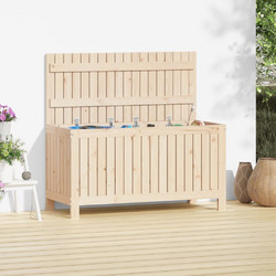 vidaXL Μπαούλο Αποθήκευσης Κήπου 115x49x60cm από Μασίφ Ξύλο Πεύκου 1 τεμ