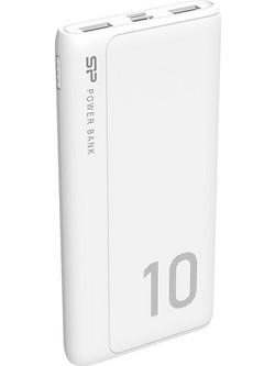 Silicon Power GP15 Power Bank 10000mAh με 2 Θύρες USB-A & Θύρα USB-C White