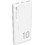 Silicon Power GP15 Power Bank 10000mAh με 2 Θύρες USB-A & Θύρα USB-C White