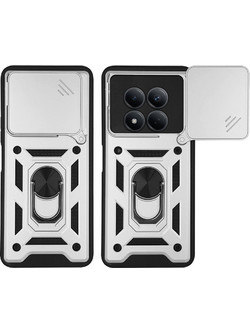 Sonique Ring Armor CamPro Θήκη Silver (Xiaomi Redmi Note 15 Pro 4G)