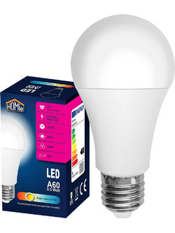 Λάμπα LED Α60 Ε27 Θερμό Λευκό 8,5W Homie 108532
