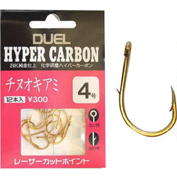 Duel Ηyper Carbon Αγκίστρια Gold 4