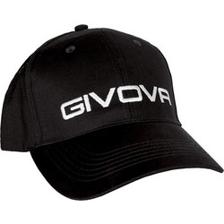 Givova Ανδρικό Καπέλο Jockey Υφασμάτινο Μαύρο ACC04-0010