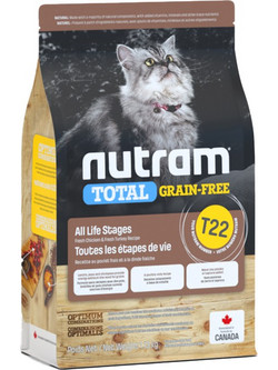 Nutram T22 Total Grain Free Chicken & Turkey 1.13kg