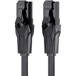 Vention Flat U/UTP Cat.6 Καλώδιο Δικτύου Ethernet 2m Black IBABH