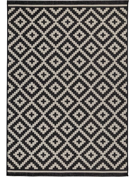 Royal Carpet Flox Χαλί Ορθογώνιο Καλοκαιρινό Ψάθινο 140x200cm 721K Black