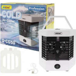 Andowl Φορητό mini air cooler υγραντήρας με 2 λειτουργίες Q-C030 - Air Cooler 076030