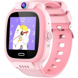 ACP Παιδικό Smartwatch με GPS και Καουτσούκ/Πλαστικό Λουράκι SW36 Ροζ
