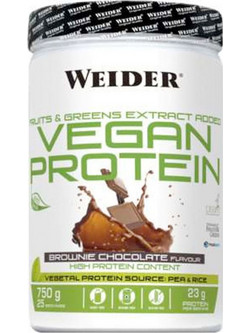 Weider Vegan Chocolate Φυτική Πρωτεΐνη Χωρίς Λακτόζη & Γλουτένη 750gr