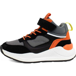 Garvalin Παιδικά Sneakers Μποτάκια Μαύρα Γκρι 221661