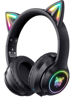 Onikuma B90 Ασύρματα Bluetooth Παιδικά Ακουστικά Over Ear Μαύρα