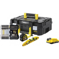 SFMCK100D2T-QW 20V Brushless Σετ Κρουστικό Δραπανοκατσάβιδο 18V & Εργαλεία Χειρός σε Pro-Stack