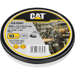 CAT Τροχός κοπής inox 115x1mm σε μεταλικό κουτί DA10901 (τιμή/τεμ)