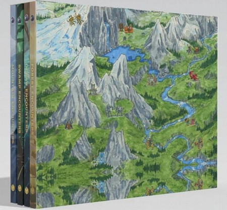 Encounters at a Glance: Into the Wild (RPG) - Sleeved Biome Book Bundle (Scratch & Tear Edition)