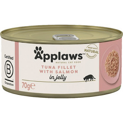 Applaws Cat Jelly Tuna Fillet & Salmon 70gr