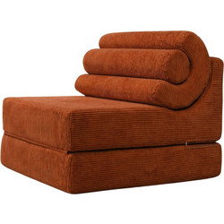 Papatya Πολυθρόνα Κρεβάτι Relax Cinnamon Duo 560ARE5299 90x100x70cm
