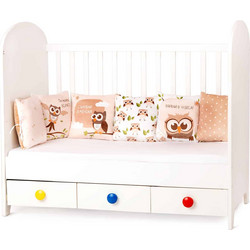 Πάντα κρεβατιού με 6 μαξιλάρια 30x30εκ Amek Toys Owl