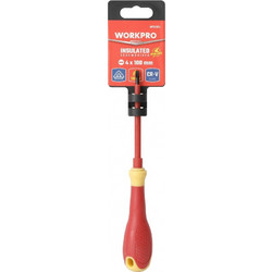 ΚΑΤΣΑΒΙΔΙ ΜΕ ΜΟΝΩΣΗ VDA ΕΩΣ 1000V ΙΣΙΟ 4,0x100mm WP341024 WORKPRO (PROFI) (ΚΑΡΤΕΛΑ)