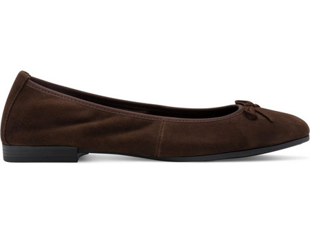 Tamaris 1-22116-41-347 Mocca Suede Γυναικείες Μπαλαρίνες