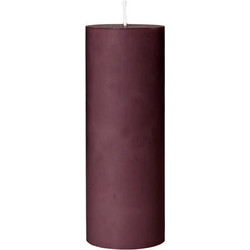 Κερί Eco Pillar - Σκούρο Μωβ Burn Time 65h O6,7 x H18 cm Broste Copenhagen