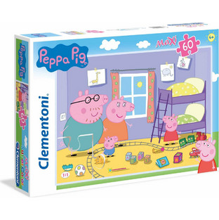 Παιδικό Puzzle Clementoni Maxi Peppa Το Γουρουνάκι 60 Κομμάτια