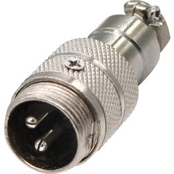 CONNECTOR ΜΙΚΡΟΦΩΝΟΥ ΚΑΛΩΔΙΟΥ 2P ΑΡΣΕΝΙΚΟ GX16-01 WAN (ΣΕΤ ΜΕ 5)